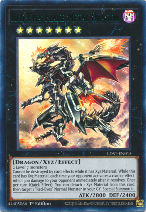 Red-Eyes Flare Metal Dragon (Green) [LDS1-EN015] Ultra Rare | Chromatic Games