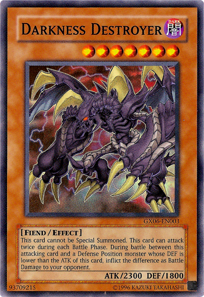 Darkness Destroyer [GX06-EN003] Super Rare | Chromatic Games