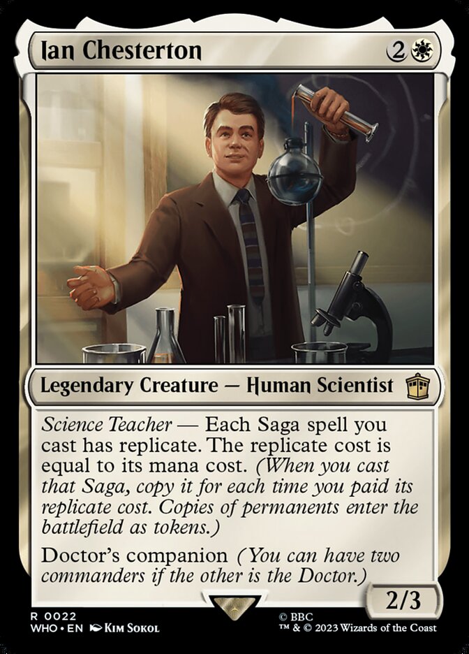 Ian Chesterton 22/331 (Universes Beyond: Doctor Who)  - Foil | Chromatic Games