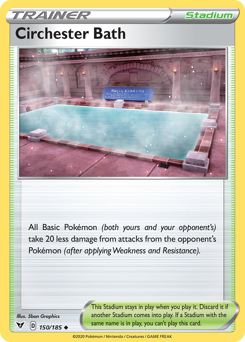 Circhester Bath (150/185) [Sword & Shield: Vivid Voltage] | Chromatic Games