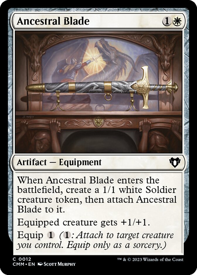 Ancestral Blade 12/451 (Commander Masters)  | Chromatic Games