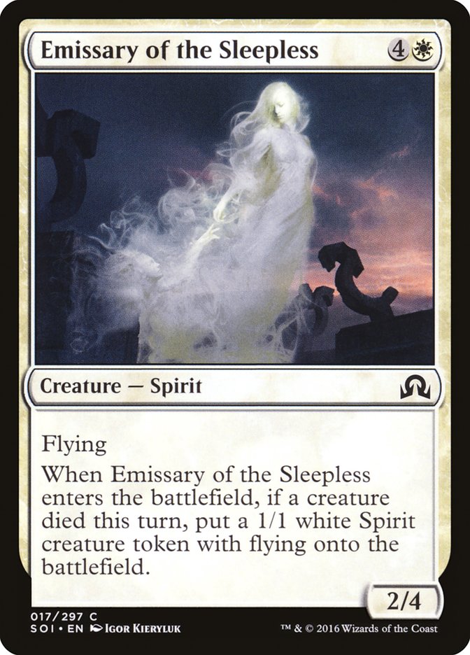 Emissary of the Sleepless 17/297 (Shadows over Innistrad)  | Chromatic Games