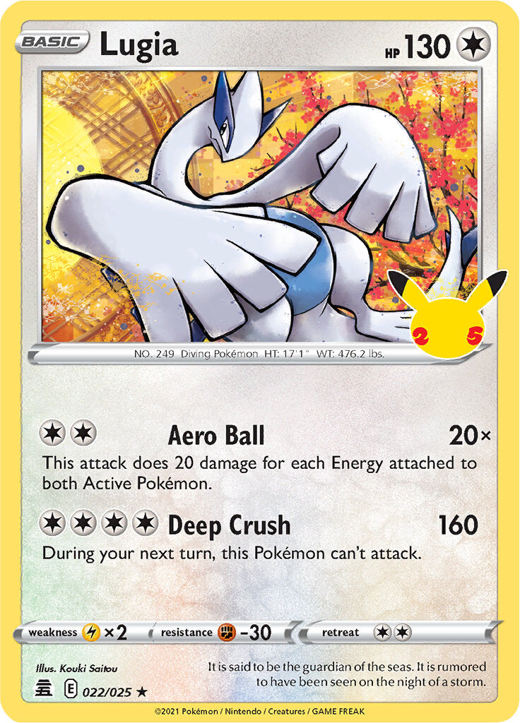 Lugia (022/025) [Celebrations: 25th Anniversary] | Chromatic Games