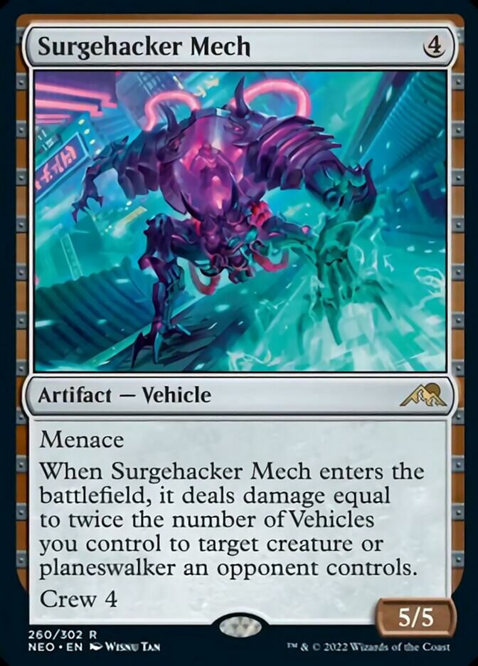 Surgehacker Mech [Kamigawa: Neon Dynasty] | Chromatic Games