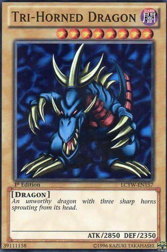 Tri-Horned Dragon [LCYW-EN157] Super Rare | Chromatic Games