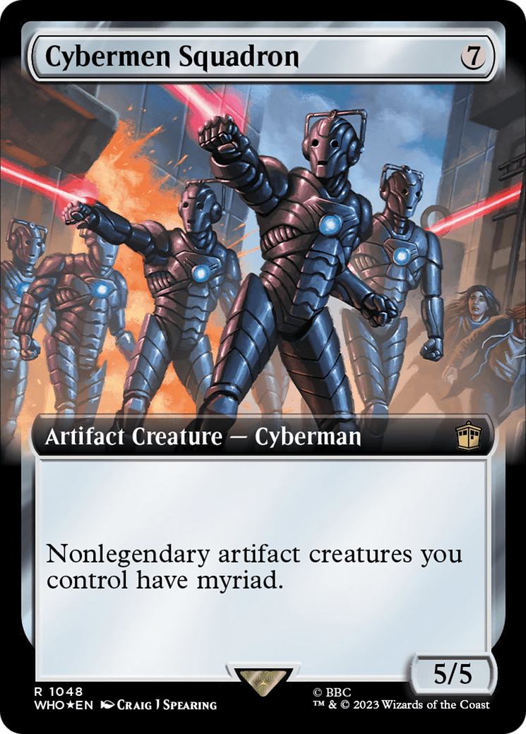 Cybermen Squadron (Extended Art) (Surge Foil) [Doctor Who] | Chromatic Games