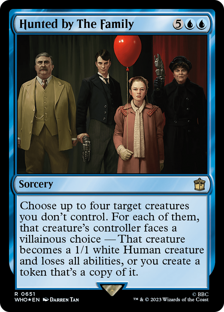Hunted by The Family (Surge Foil) [Doctor Who] | Chromatic Games