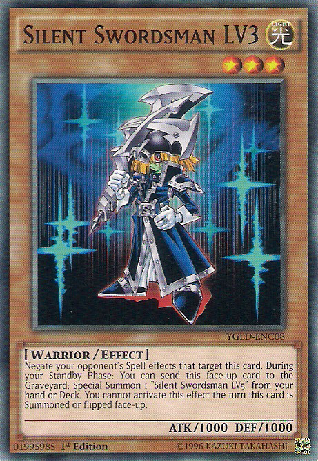 Silent Swordsman LV3 [YGLD-ENC08] Common | Chromatic Games
