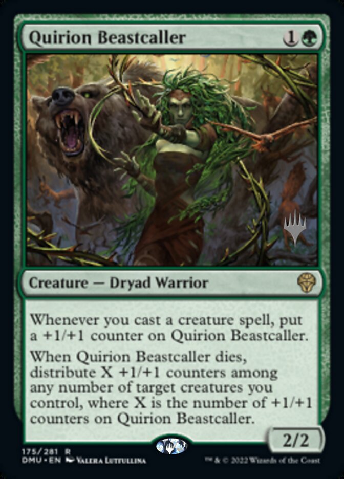 Quirion Beastcaller (Promo Pack) [Dominaria United Promos] | Chromatic Games