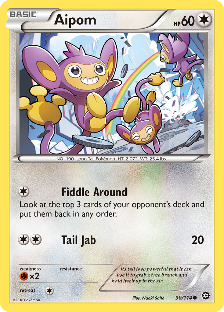 Aipom (90/114) [XY: Steam Siege] | Chromatic Games