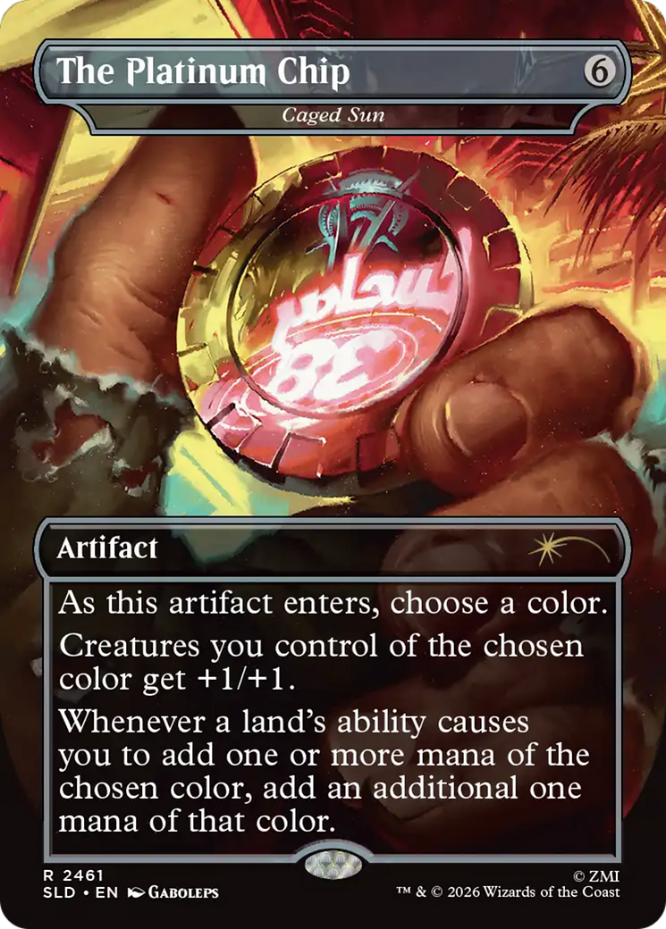 The Platinum Chip - Caged Sun [Secret Lair Drop Series] | Chromatic Games