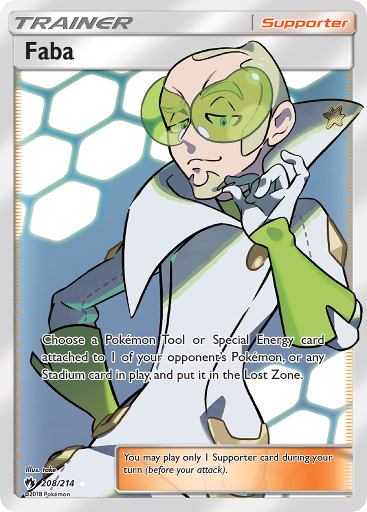 Faba (208/214) [Sun & Moon: Lost Thunder] | Chromatic Games