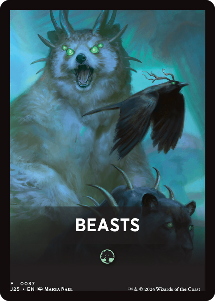 Beasts Theme Card [Foundations Jumpstart Front Cards] | Chromatic Games