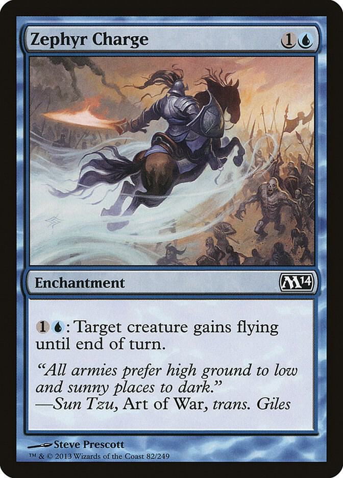 Zephyr Charge 82/249 (Magic 2014 (M14))  | Chromatic Games