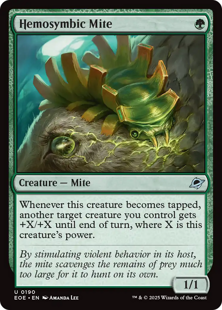 Hemosymbic Mite [Edge of Eternities] | Chromatic Games