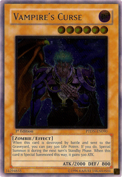 Vampire's Curse [PTDN-EN090] Ultimate Rare | Chromatic Games
