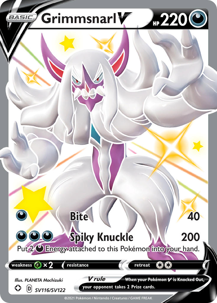 Grimmsnarl V (SV116/SV122) [Sword & Shield: Shining Fates] | Chromatic Games