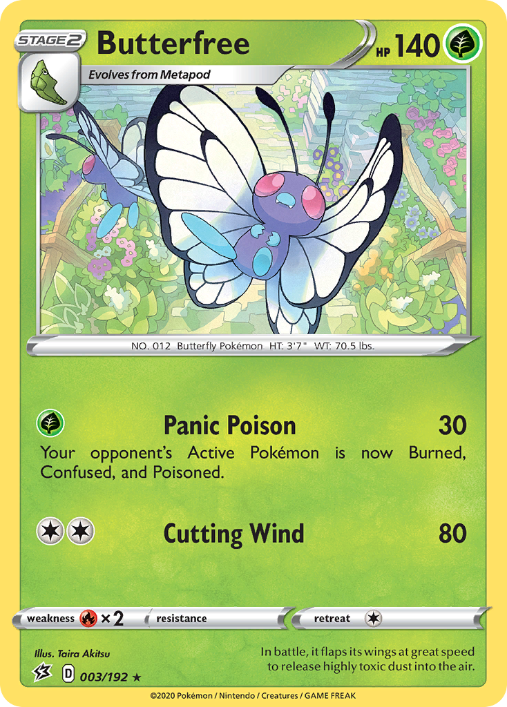 Butterfree (003/192) [Sword & Shield: Rebel Clash] | Chromatic Games