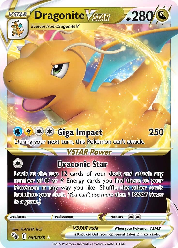 Dragonite VSTAR (050/078) [Pokémon GO] | Chromatic Games