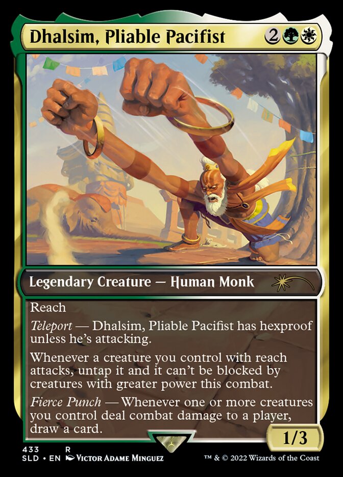 Dhalsim, Pliable Pacifist [Secret Lair Drop Series] | Chromatic Games