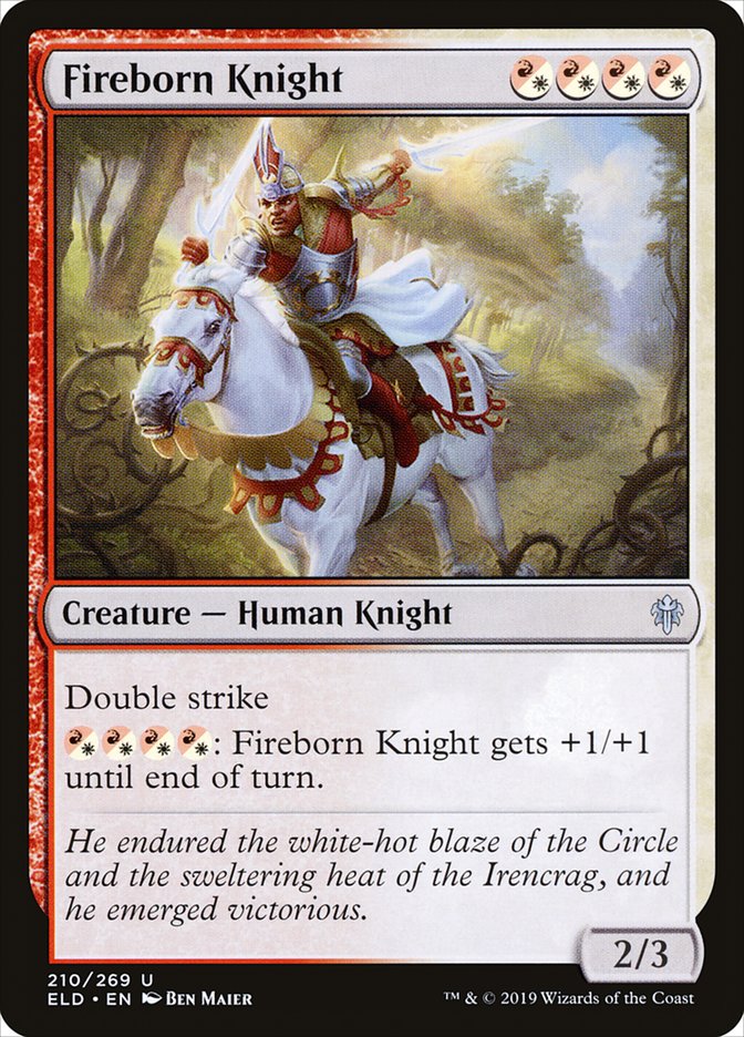 Fireborn Knight 210/269 (Throne of Eldraine)  | Chromatic Games