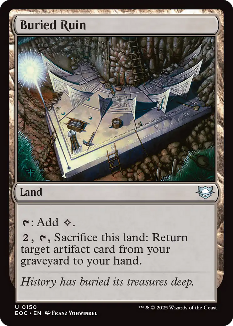 Buried Ruin [Edge of Eternities Commander] | Chromatic Games