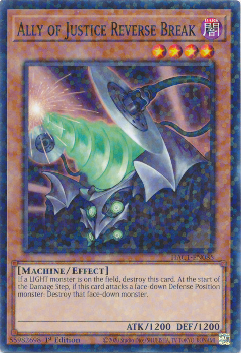 Ally of Justice Reverse Break (Duel Terminal) [HAC1-EN085] Common | Chromatic Games