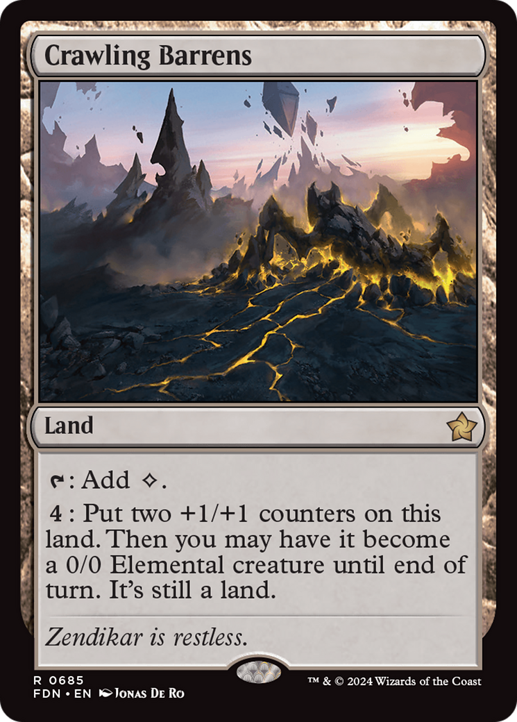 Crawling Barrens [Foundations] | Chromatic Games