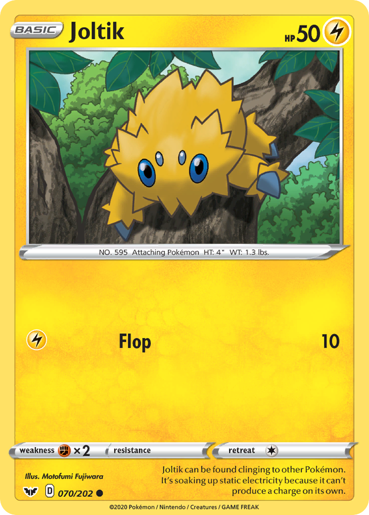 Joltik (070/202) [Sword & Shield: Base Set] | Chromatic Games