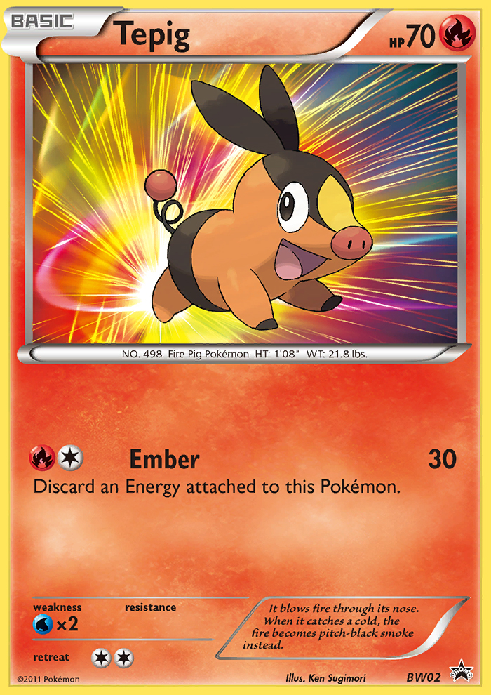 Tepig (BW02) [Black & White: Black Star Promos] | Chromatic Games