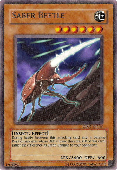 Saber Beetle [DR04-EN143] Rare | Chromatic Games