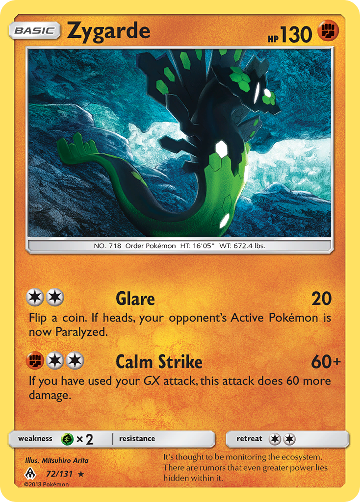 Zygarde (72/131) [Sun & Moon: Forbidden Light] | Chromatic Games