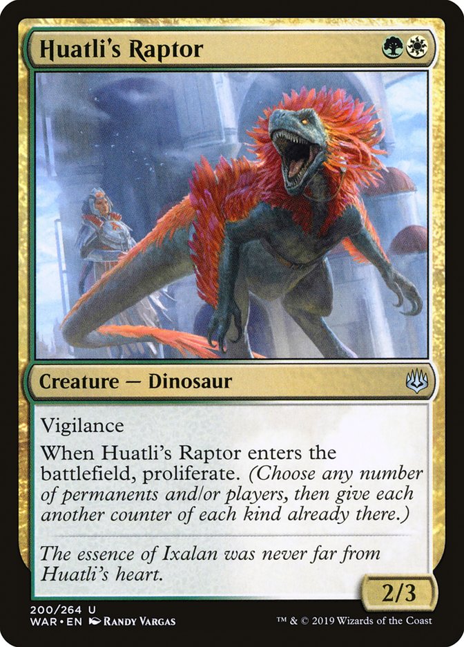 Huatli's Raptor 200 (War of the Spark)  | Chromatic Games