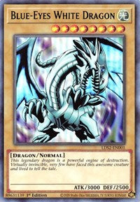 Blue-Eyes White Dragon (Green) [LDS2-EN001] Ultra Rare | Chromatic Games