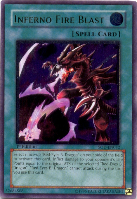 Inferno Fire Blast [SOD-EN042] Ultimate Rare | Chromatic Games
