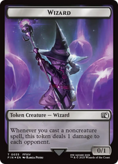 Hero (0030) // Wizard (0035) Double-Sided Token (Surge Foil) [FINAL FANTASY Tokens] | Chromatic Games