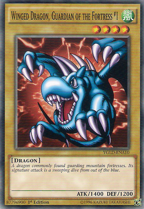 Winged Dragon, Guardian of the Fortress #1 [YGLD-ENA10] Common | Chromatic Games
