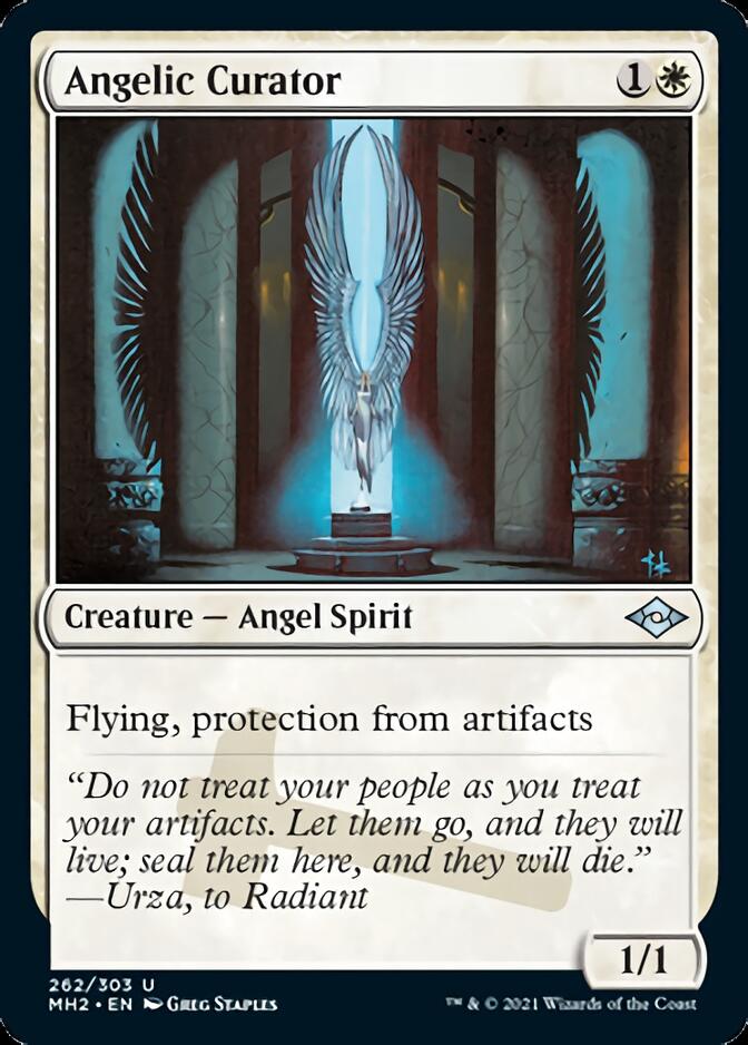 Angelic Curator (Foil Etched) [Modern Horizons 2] | Chromatic Games