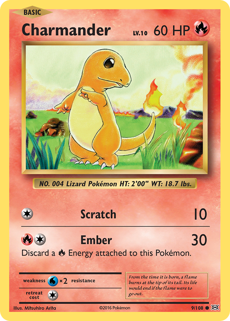 Charmander (9/108) [XY: Evolutions] | Chromatic Games