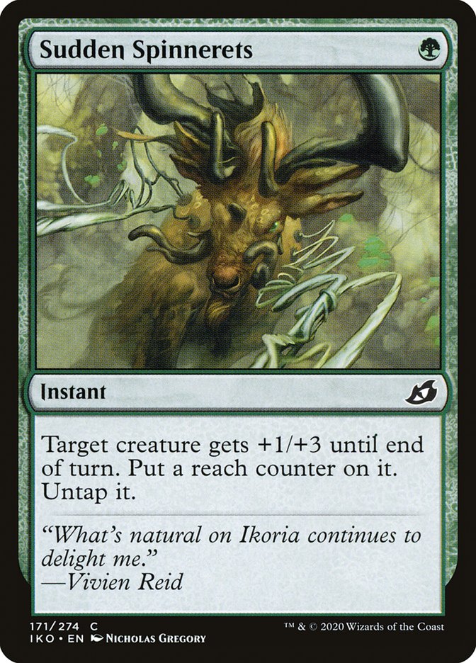 Sudden Spinnerets 171/274 (Ikoria: Lair of Behemoths)  | Chromatic Games