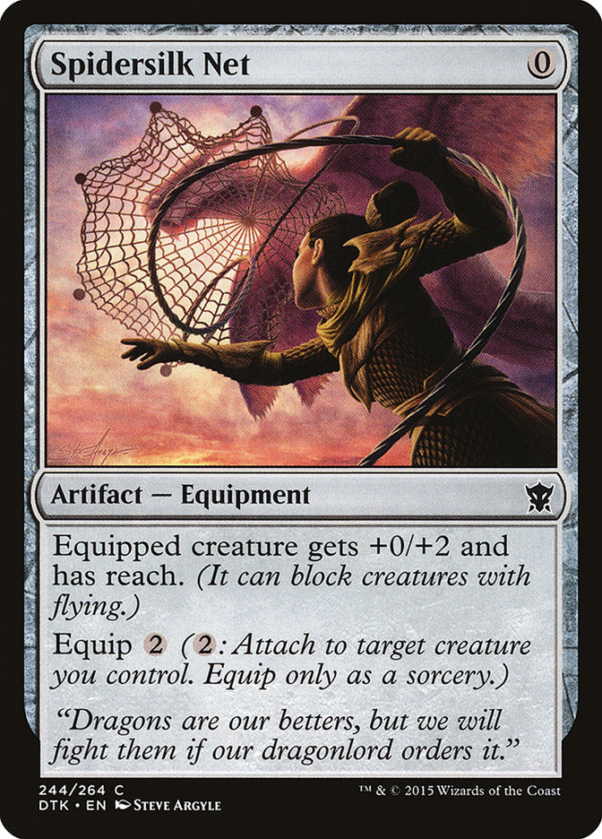 Spidersilk Net 244 (Dragons of Tarkir)  - Foil | Chromatic Games