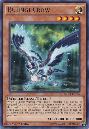 Bujingi Crow [MP14-EN145] Rare | Chromatic Games