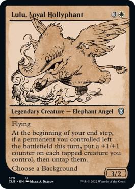 Lulu Loyal Hollyphant Showcase 379 (Commander Legends: Battle for Baldur's Gate)  | Chromatic Games