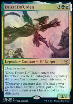 Drizzt Do'Urden [Dungeons & Dragons: Adventures in the Forgotten Realms Prerelease Promos] | Chromatic Games