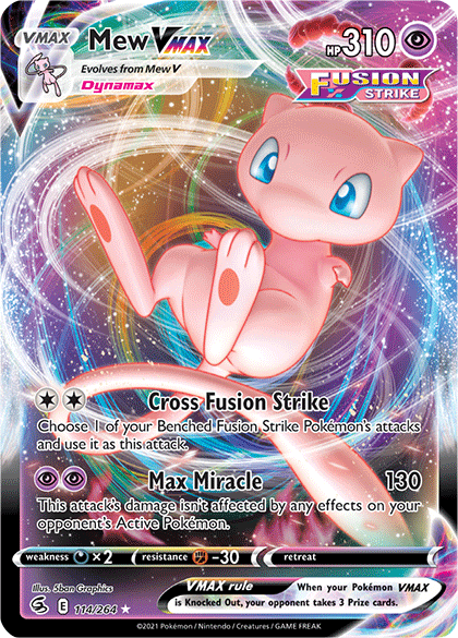 Mew VMAX (114/264) [Sword & Shield: Fusion Strike] | Chromatic Games