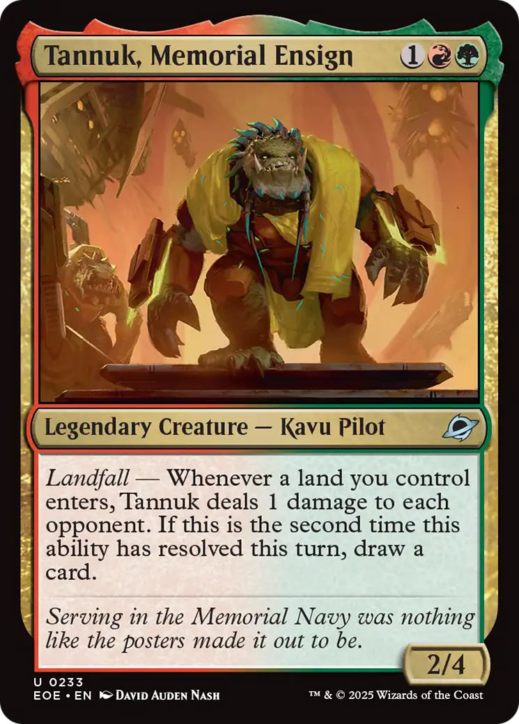 Tannuk, Memorial Ensign [Edge of Eternities] | Chromatic Games