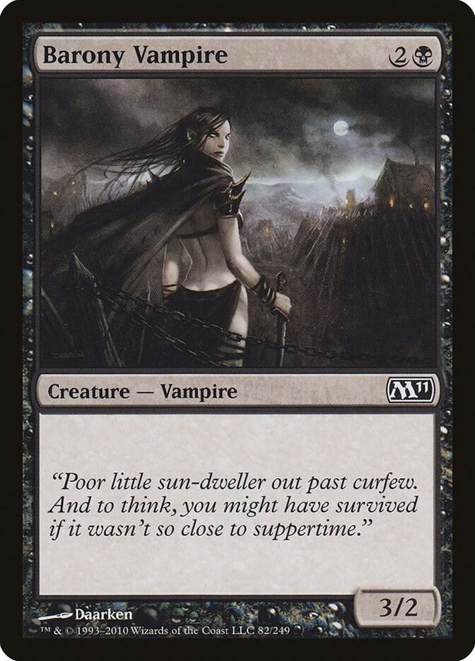 Barony Vampire 82/249 (Magic 2011 (M11))  | Chromatic Games