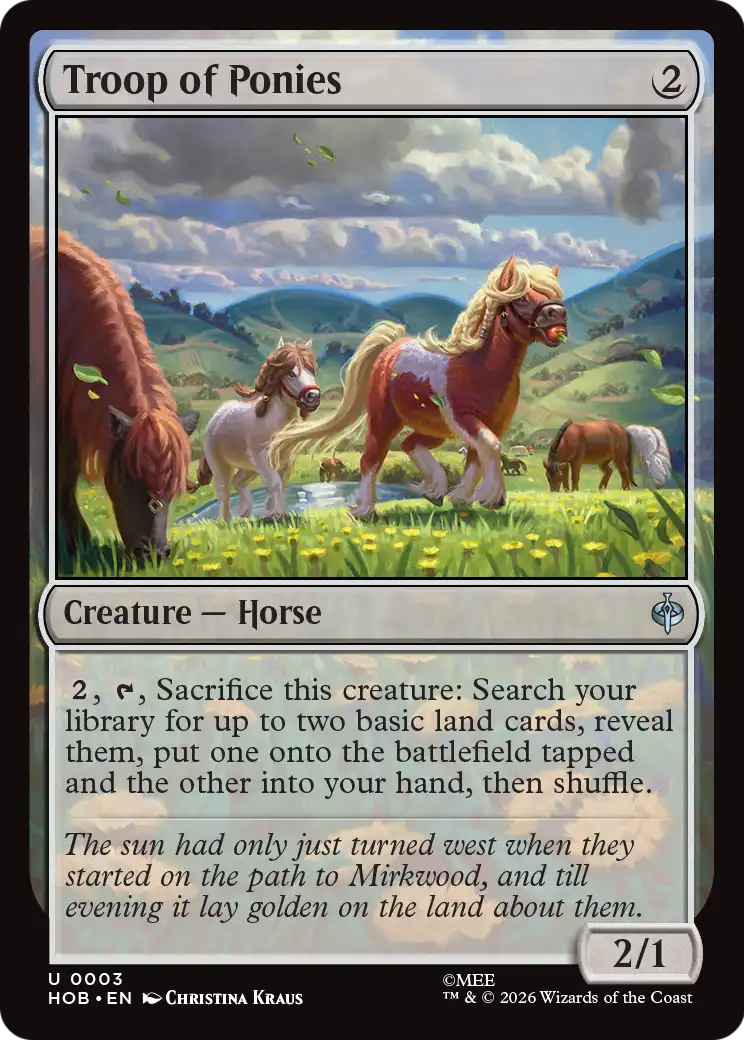 Troop of Ponies [The Hobbit] | Chromatic Games