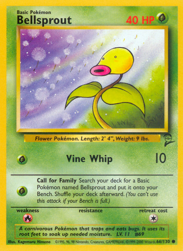 Bellsprout (66/130) [Base Set 2] | Chromatic Games