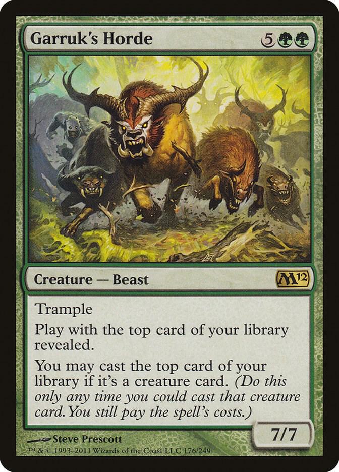 Garruk's Horde 176/249 (Magic 2012 (M12))  | Chromatic Games